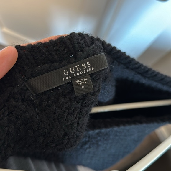 GUESS Black Long Knit Sweater - Picture 4 of 4
